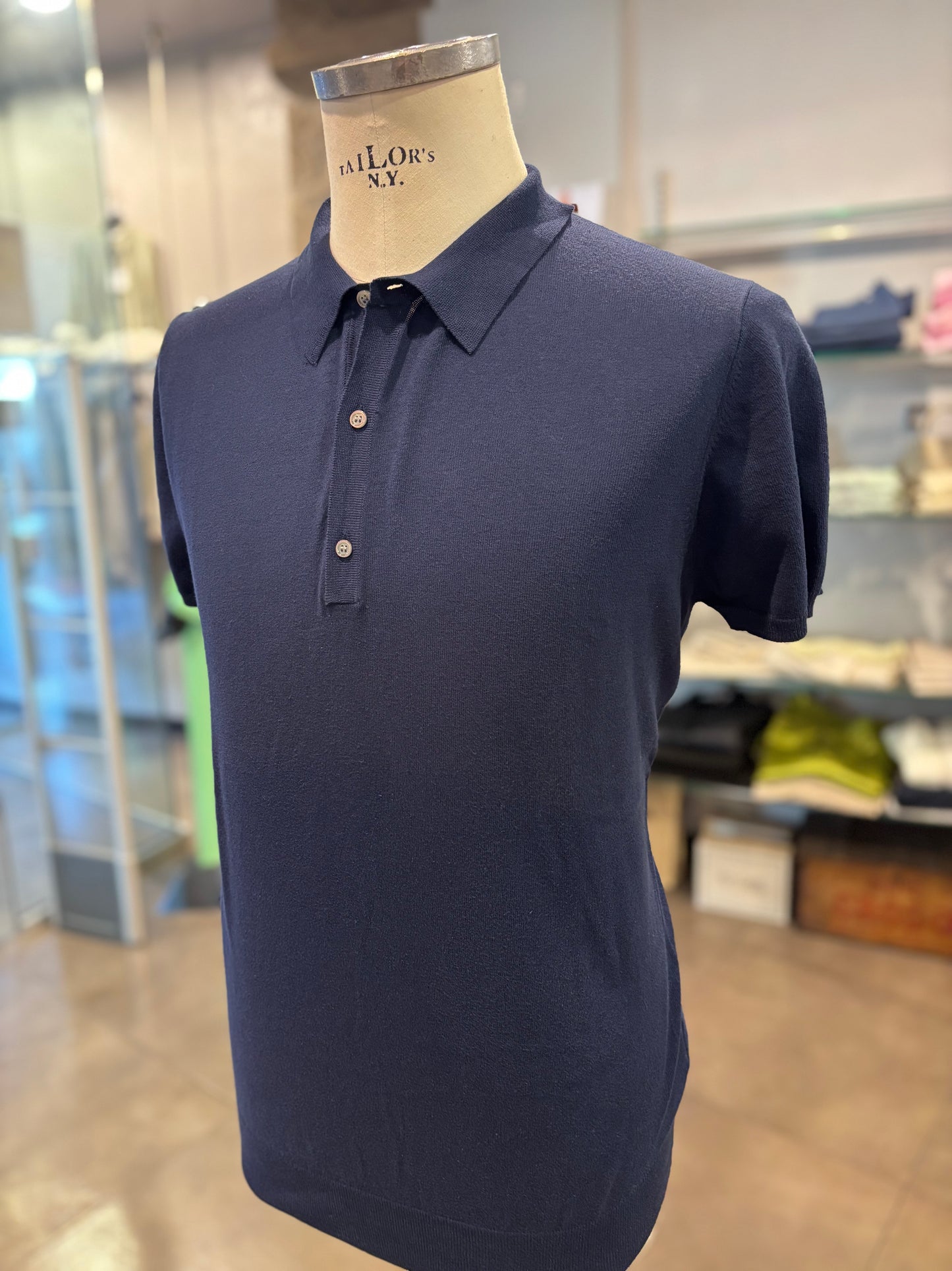 Polo in maglia VeLo Blu