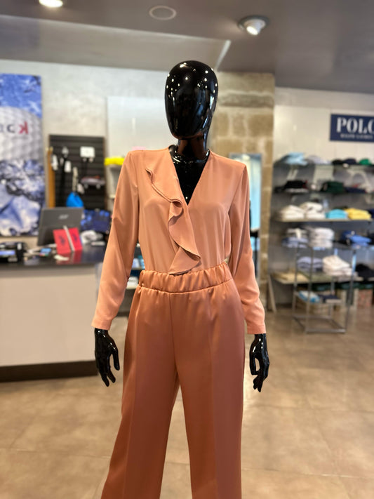 Blusa rosa cipria